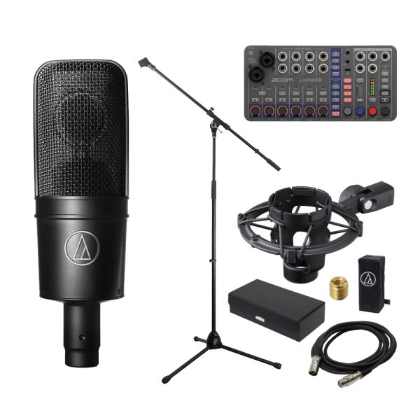 ZOOM ズーム LiveTrak L6 ミキサー型MTR + audio-technica AT4...