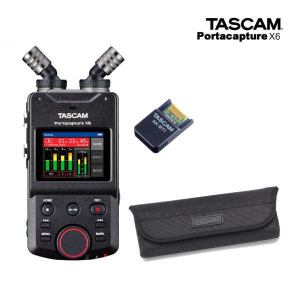 TASCAM Portacapture X6 ソフトケース+Bluetoothアダプターセット