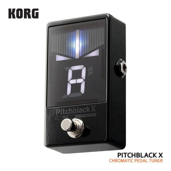 KORG コルグ ペダルチューナー Pitchblack X PB-X エフェクター クロマチックチ...