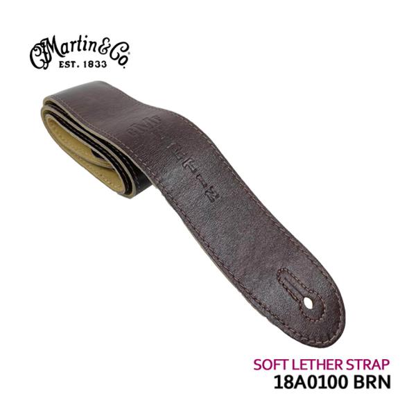 Martin ギターストラップ SOFT LEATHER STRAP 18A0100 BRN ブラウ...