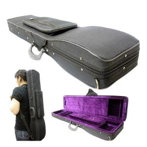 古月琴坊 NKC-03 ブラック 二胡用セミハードケース 軽量 リュック可 ニ