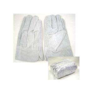 革手 牛革手袋 背縫い 厚手 フリーサイズ 12双組 1ダース セット 作業用手袋｜merry3