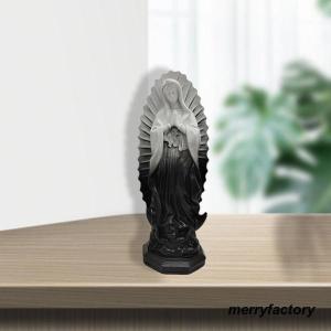 カトリックの聖母マリア像聖母置物宗教的な結婚式のギフト黒｜merryfactory