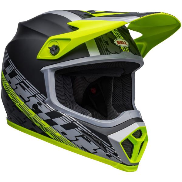 BELL MX-9 Mips Offset Matte Black/Hi-Viz Yellow