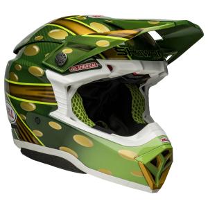 BELL G5572 MOTO-10 スフェリカル ヘルメット ブラック/ホワイト S(55