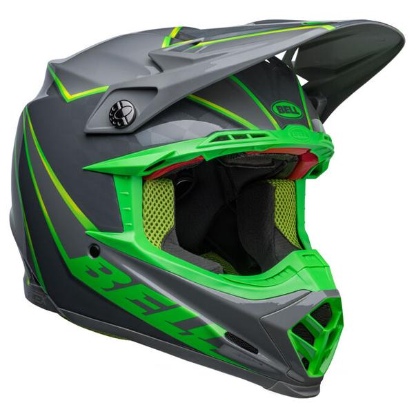 BELL Moto-9S Flex Sprite Gloss Gray/Green