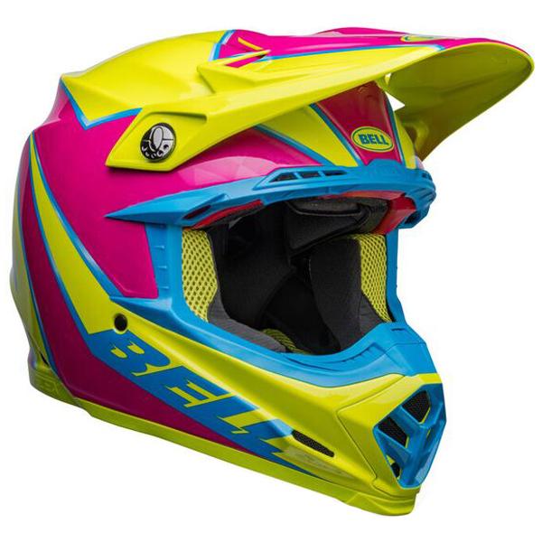 BELL Moto-9S Flex Sprite Gloss Yellow/Magenta