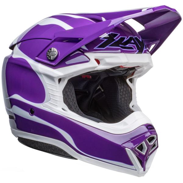 BELL Moto-10 Spherical Slayco Gloss Purple/White