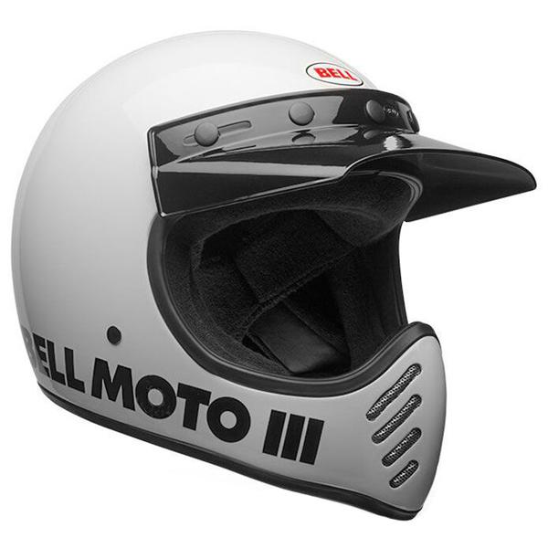 BELL Moto-3 Classic Gloss White