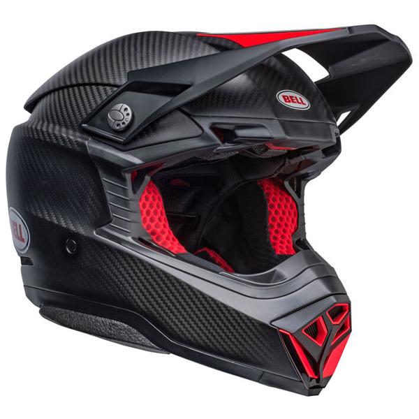 BELL Moto-10 Spherical Satin Gloss Red/Black