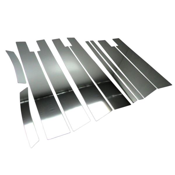 BRIGHTZ エスクァイア 80 85 超鏡面ステンレスメッキピラーパネル バイザー有用 10PC...