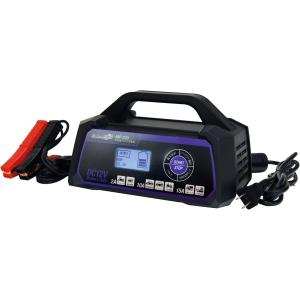 メルテック 全自動パルスバッテリー充電器 (バイク~ミニバン/小型トラック/小型船舶) 12V専用 ...