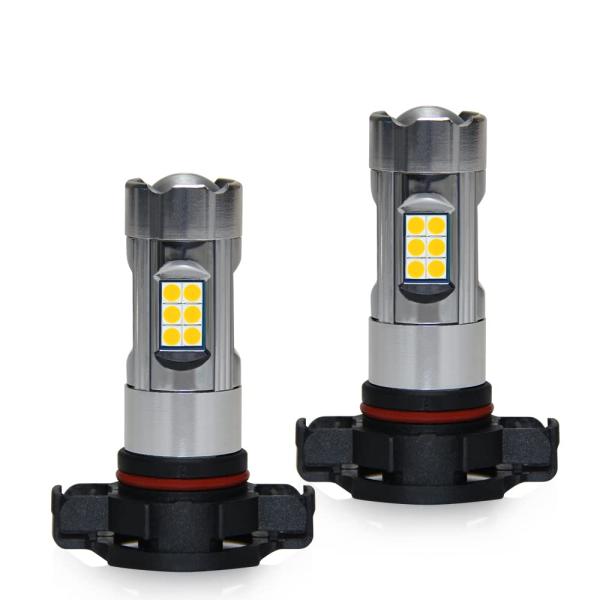 Size:PSX24W_Color:イエロー TOPINC PSX24W LED フォグライト イエ...