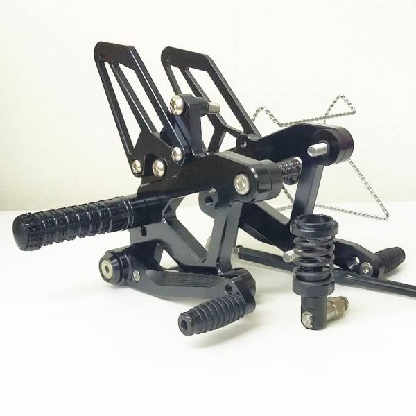 ZX-25R ZX-4R バックステップ ブラックアルマイト