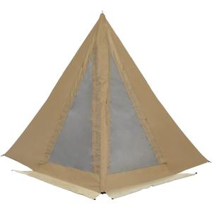 SoomloomドアパネルHAPI 4Pテント専用 連結フロントフラップ 遮熱 防虫 軽量 通気 日除け コンパクトシェルター アウトドア/キャンプ｜Mes penates