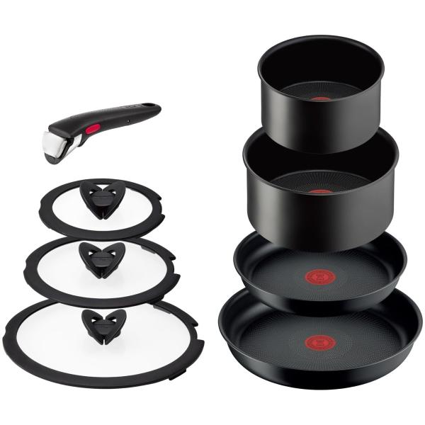 Style:06) チャコールグレー 8点セット 【オンライン限定】 ティファール 取っ手のとれる ...