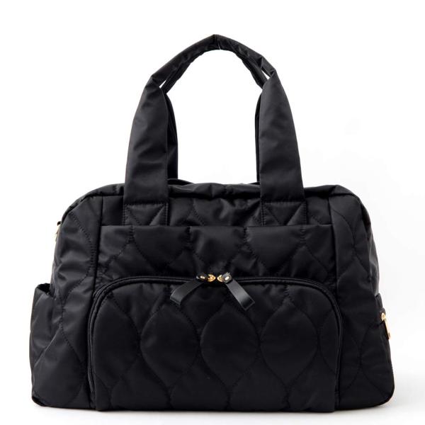 Color:ブラック [Gratante] グラタンテ マザーズバッグ トート おしゃれ 軽量 キル...