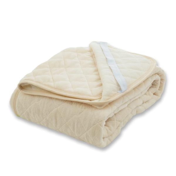 シルフィーズ 敷きパッド シングル リバーシブル 綿100％ タオル地 フランネル オールシーズン ...