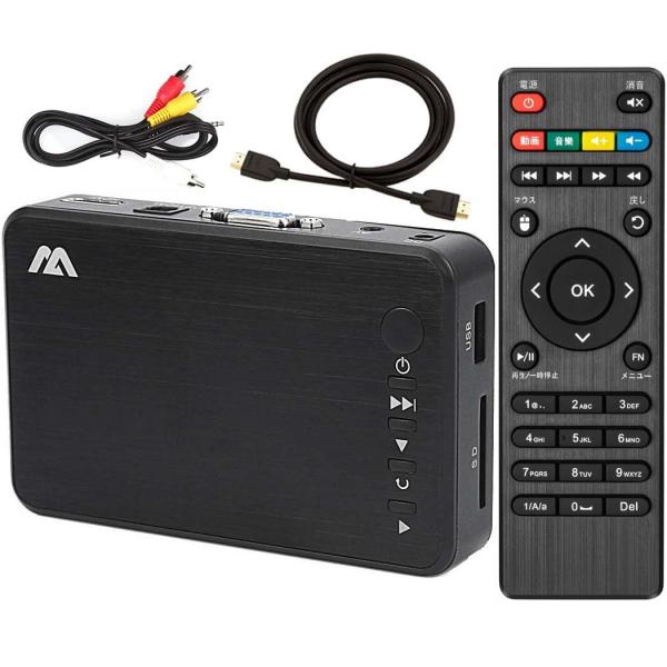 メディアプレーヤー 4kマルチメディアプレイヤー 最大解像度3840*2160p 動画・音楽・映像再...