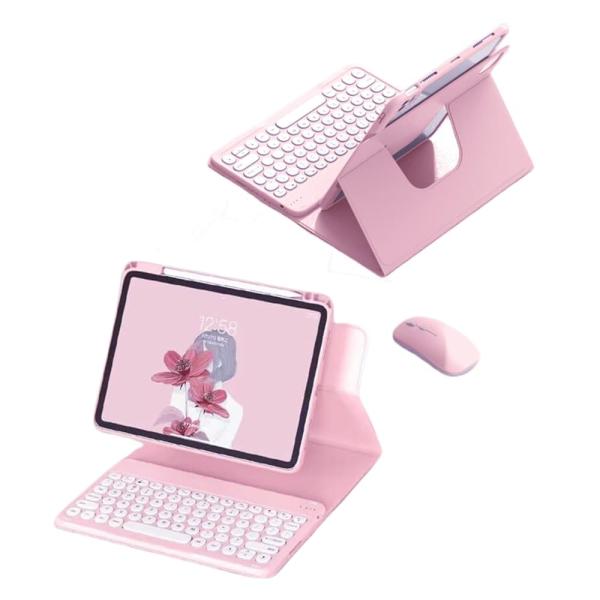 Size:iPad 11/10_Color:ピンク マウス付き iPad 11インチ2025(A16...