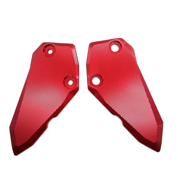 Color:レッド motokano フットペッグ ヒールプレートガード ZX-25R ZX-4R ...