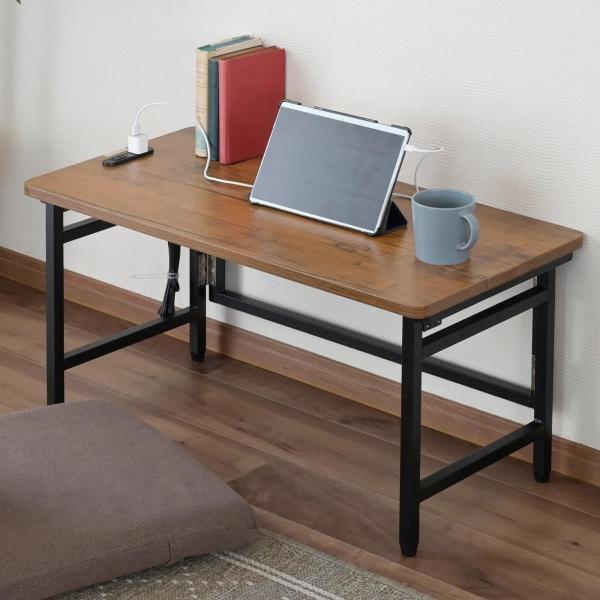 Color:アンティークブラウン_Style:【レギュラー】ロータイプコンセント付き 山善(YAMA...