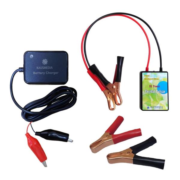 KAUSMEDIA サルフェーション除去 バッテリー 寿命 延命装置 クリスタルパルサー デサルフェ...