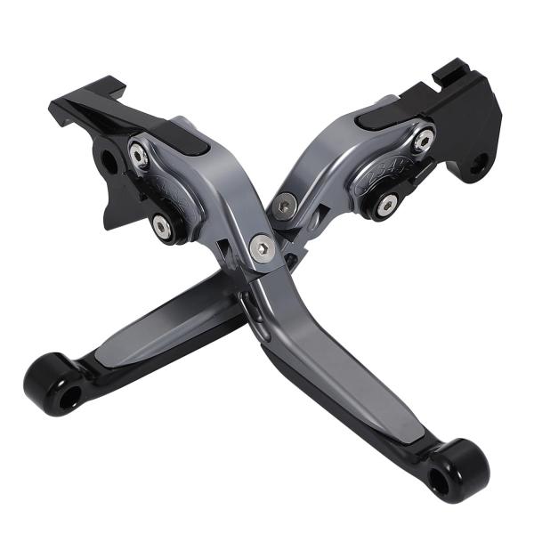 Color:ガンメタ×黒 nakira ブレーキ クラッチ レバー セット GSX250R V-St...