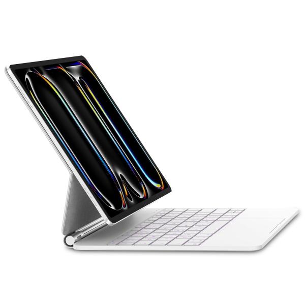 Size:13インチ(M4)_Color:ホワイト WOTOWEL iPadマジックキーボード 20...