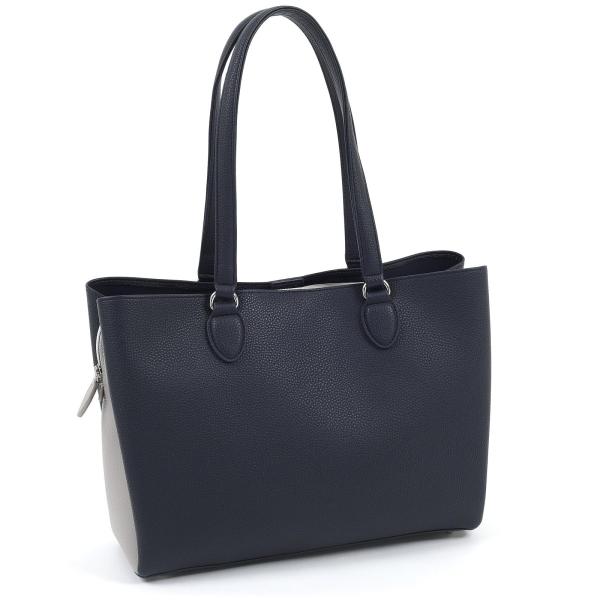 Color:ダークブルー／グレー [紺] 10801 [キタムラ] 横マチＫマーク A4サイズ対応セ...