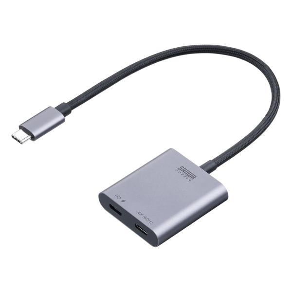 Style:ケーブル長20cm サンワダイレクト USB-C 拡張アダプタ Xreal対応 PD 1...