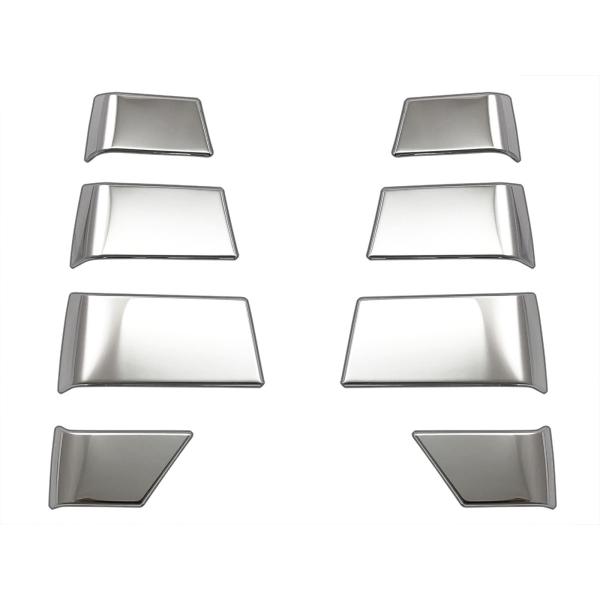 BRIGHTZ ノア 80 85 後期 超鏡面ステンレスメッキフォグベゼルガーニッシュ 【 FOG−...