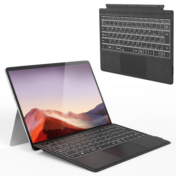 Color:ブラック Omikamo サーフェス プロ キーボード ワイヤレス Surface Pr...