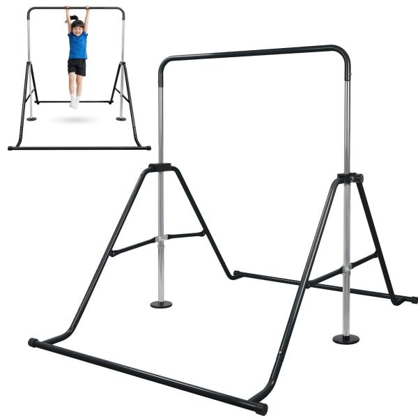 Color:ブラック Supaliss 鉄棒 室内 子供 屋外 つぼう ブランコ 折り畳み式 ぶら下...