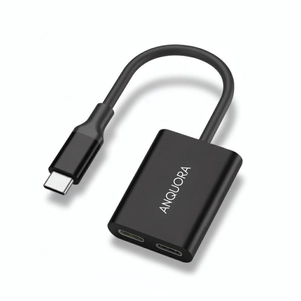 ANQUORA ARグラス 変換アダプター USB C【4K@60Hz 映像出力 / 最大100W ...