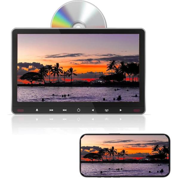 ULOPOP 11.6インチ大画面スロットインで出し入れラクラク IPS液晶搭載でヘッドレストモニタ...