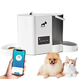 Surfola 自動給餌器 猫 犬 うさぎ タイマー式 [Wi-Fi/スマホ不要