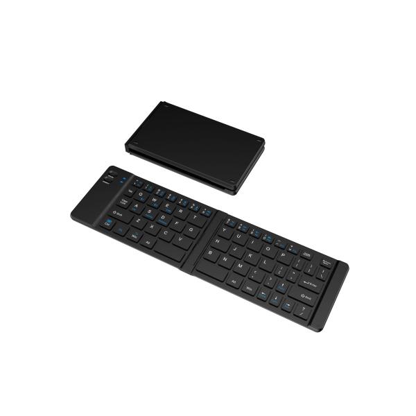 Color:ブラック 折りたたみキーボード【マルチ接続・2.4GHz＆BLuetooth】マルチペア...