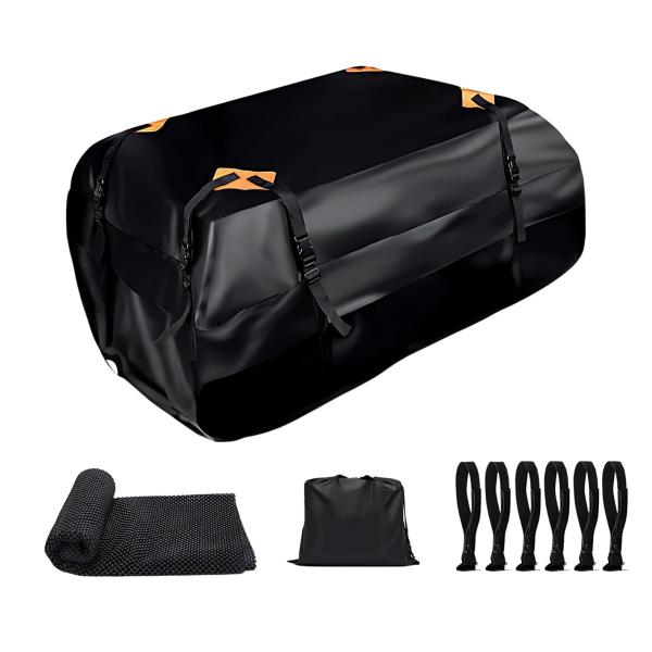 COZENTA ルーフキャリアバッグ 防水 1680D 大容量 滑り止めマット付き