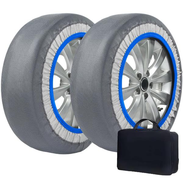 Size:6007 【布製タイヤチェーン】 スノーソックス 簡単装着 ジャッキアップ不要 新チェーン...