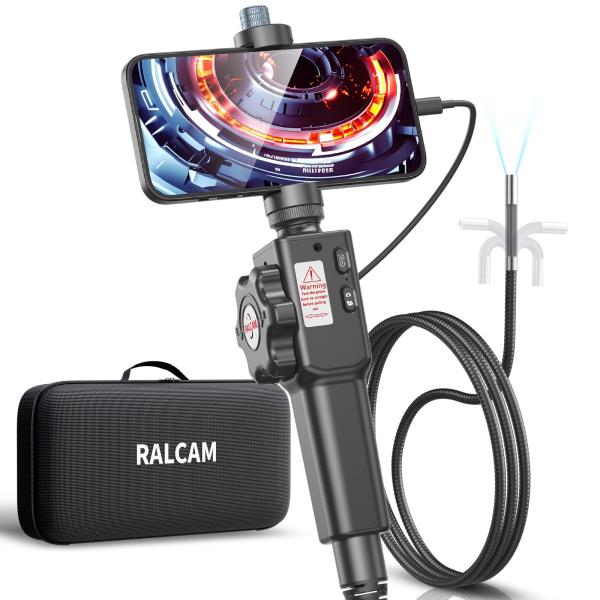 Size:8.5MM-1M Ralcam ファイバースコープ 先端可動式 工業内視鏡 IP67防水 ...