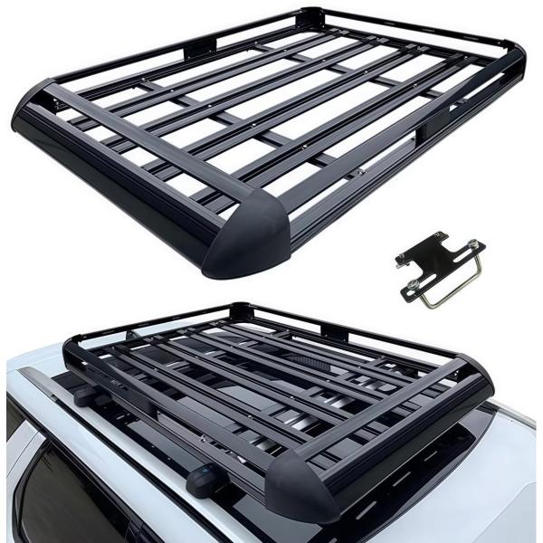 TUIYIDUO ルーフラック ルーフキャリア 160*100*13cm 耐荷重100kg アルミ ...