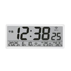 MAG 掛け時計 ホワイト デジタル