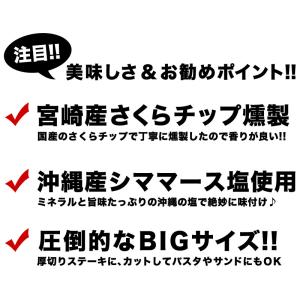 ベーコン 厚切り ステーキ × 1kg 10個...の詳細画像5