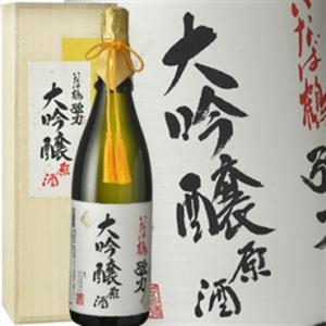 [蔵元直送:中川酒造]いなば鶴 強力 大吟醸原酒 1800ml [常温] 【3〜4営業日以内に出荷】送料無料