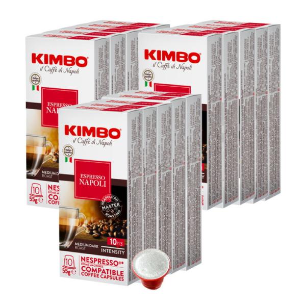 KIMBO キンボ イタリア産 ネスプレッソ 互換 ナポリ×15箱 150カプセル【3〜4営業日以内...