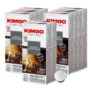 KIMBO キンボ イタリア産 ネスプレッソ 互換 インテンソ×10箱 100カプセル【3〜4営業日以内に出荷】[送料無料]｜meshiya