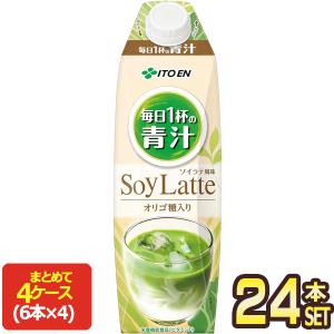青汁＊2ヶ月分＊ 伊藤園 毎日1杯の青汁 ソイラテ風味 紙パック ( 200ml*24本入