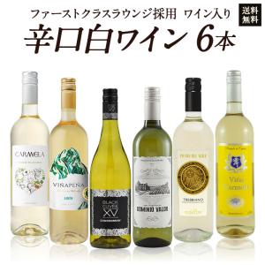 航空会社 ラウンジ採用ワイン入り 辛口 白ワイン 6本 セット [W]【送料無料】【4〜5営業日以内に出荷】｜meshiya