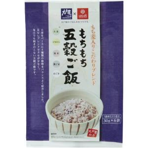 （全国送料無料）はくばく大戸屋もちもち五穀ごはん180g（30g×6袋）（Y）（代引不可・他の商品と混載不可）｜アルファダイレクトヤフー店